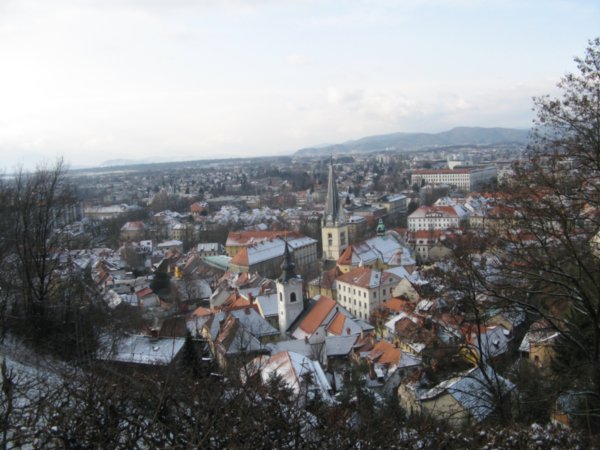Ljubljana- view over city