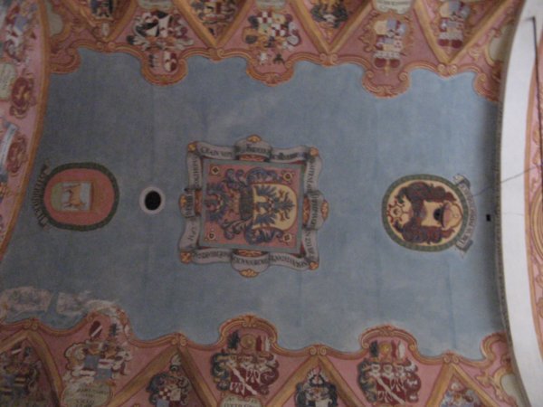 Ljubljana castle- chapel ceiling