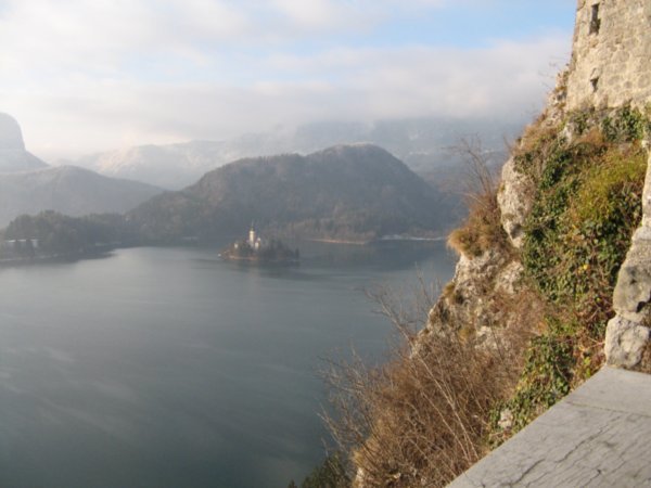 Lake Bled-Church Island from Castle