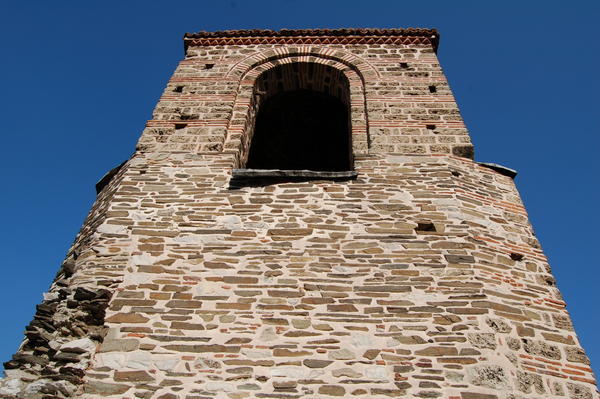 Kirketårn i middelalderborg