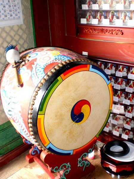 Ceremonial Korean traditional drum