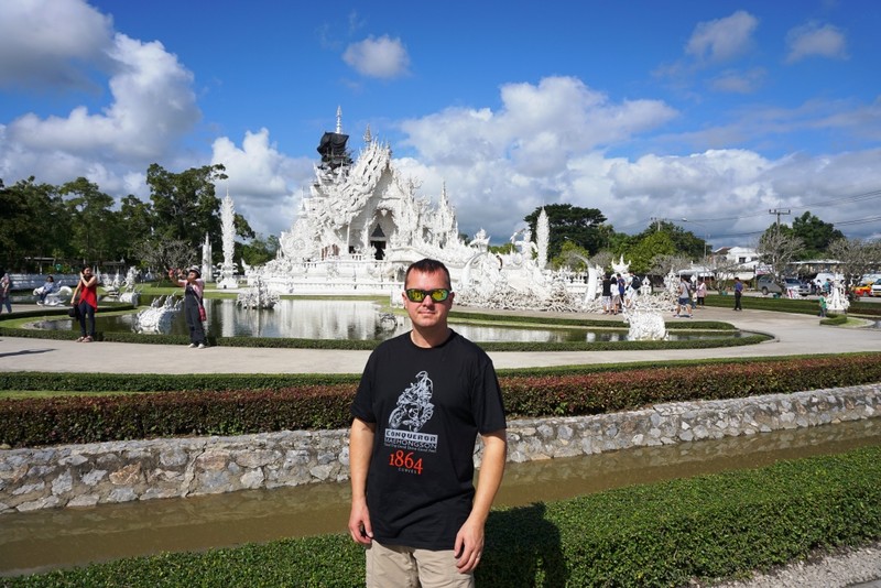In front of the White Temple