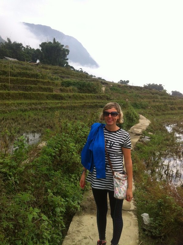 Me in the rice terraces
