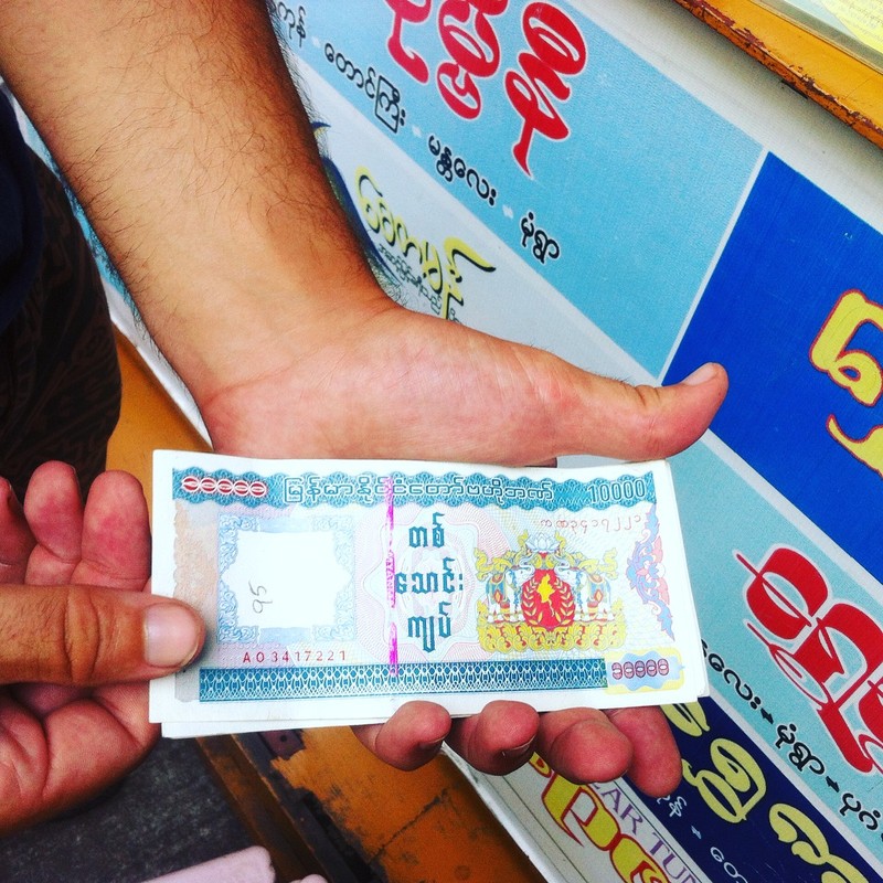 funky Burmese money