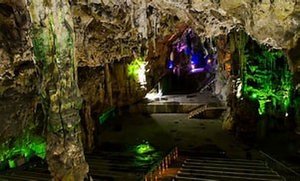 Incredible underground St. Michael's Cave.