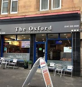 The Oxford fish and chips shop, Glasgow.