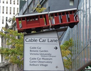 Cable Car Lane signpost
