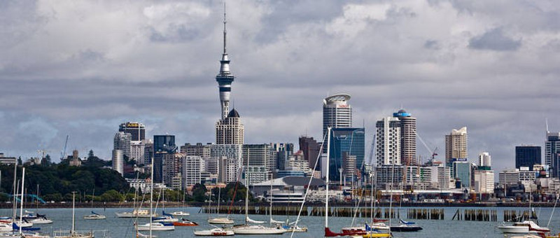 Auckland Waterfront from the marina