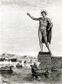 Colossus of Rhodes, depicted by artist in 1880