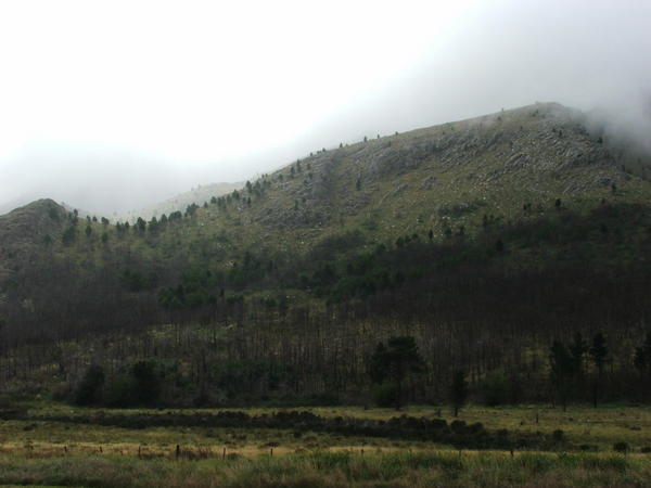 Cloud covered Cerro Ventana