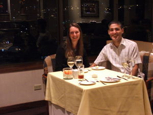 Dinner at the top of Hotel Quito