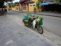 Hoi An Scooter full of Produce for Market