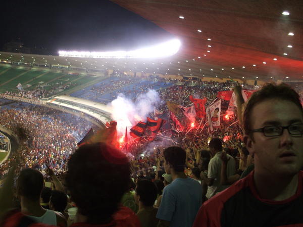 Crazy crowd at Marcana stadium