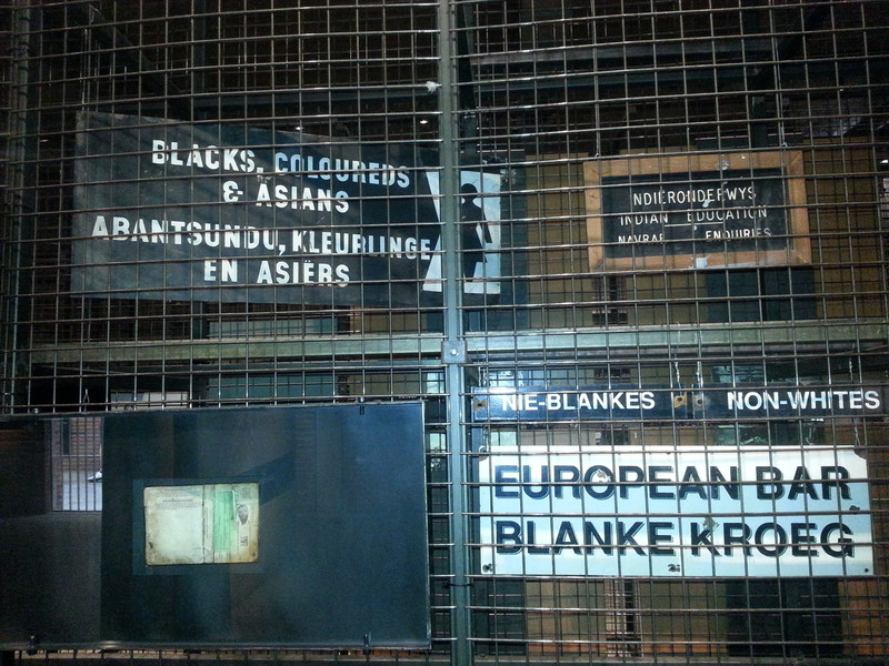 Apartheid Museum 3 - discrimination