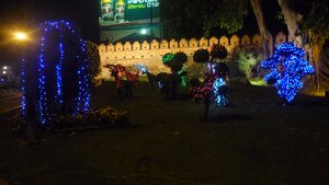 Chiang Mai, décorations nocturnes en ville 2
