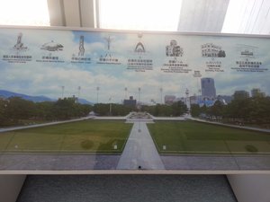 Plan du parc du mémorial de la paix