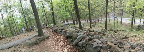 Little Round Top defensive wall
