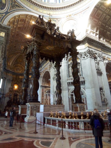 Inside the Basilica