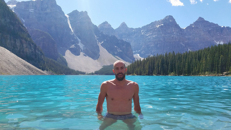 Mike in Lake Moraine