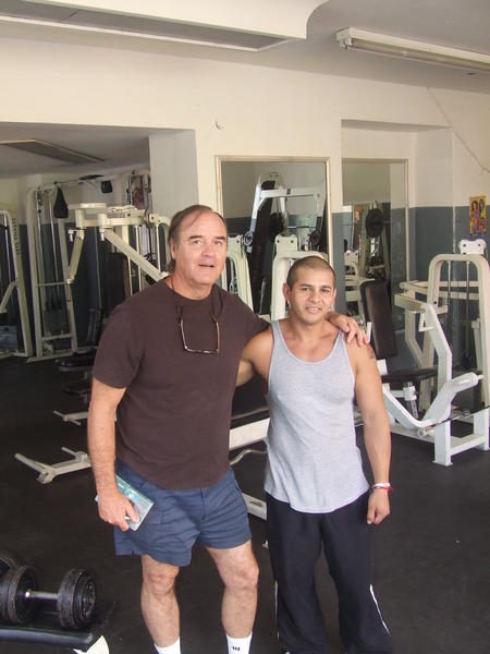 Me and Luis at the Gym