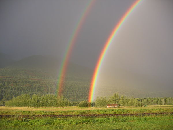 A Rainbow in McBride, BC