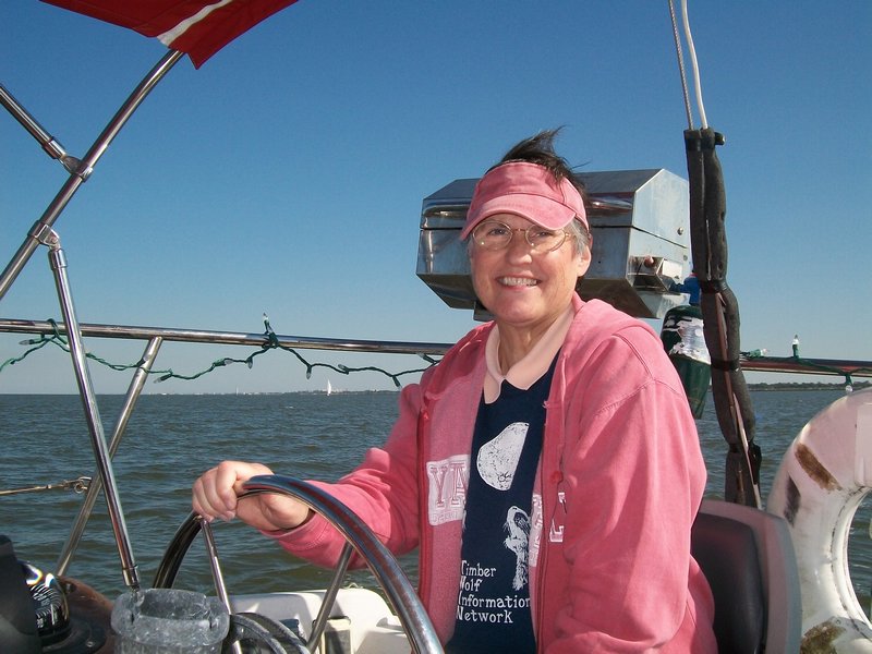 Karen Sailing Lake Pontchartrain