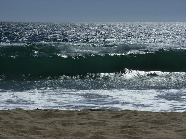 Das Wasser is zwar ARSCH-KALT, aber die Wellen cool