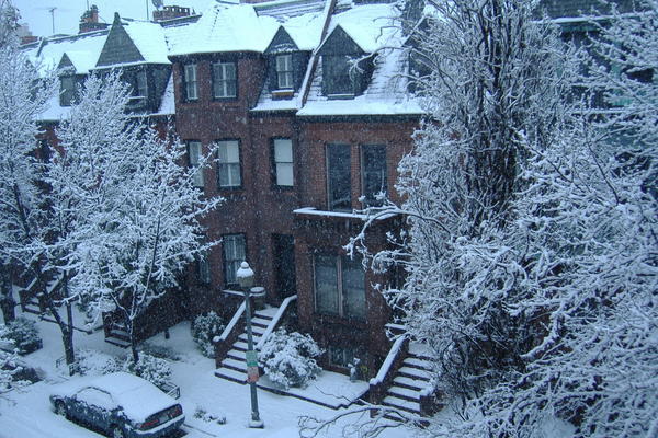 Snow in DC-Feb. 25, 2007