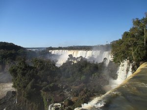 View of Iguacu Falls