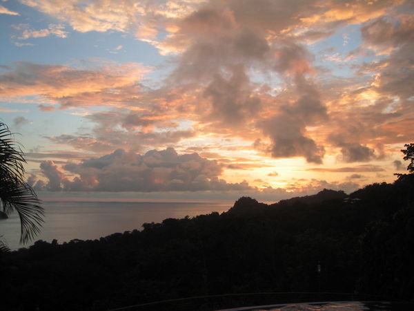 View from a hotel in Quepos