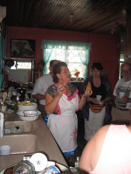Participants learning about CR cooking