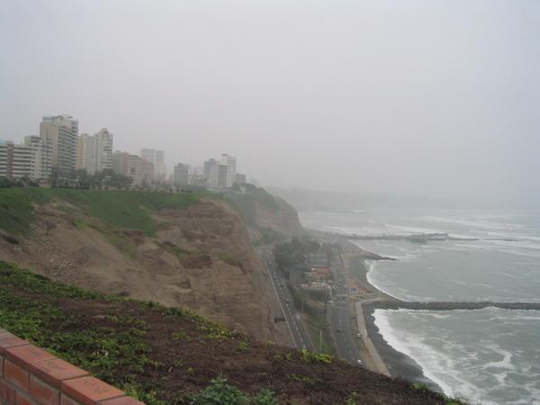 Lima, along the Pacific