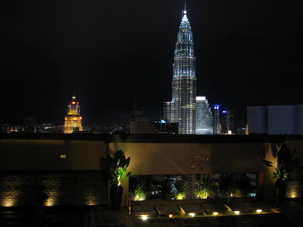 View of Petronas Towers from Luna Bar