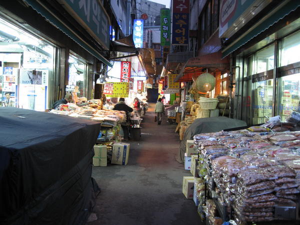 Early morning at the market