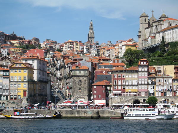Ribeira district in downtown Porto