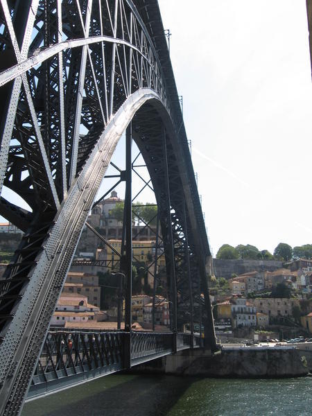 Bridge between Porto and Vila Nova de Gaia, where the port-wine lodges are