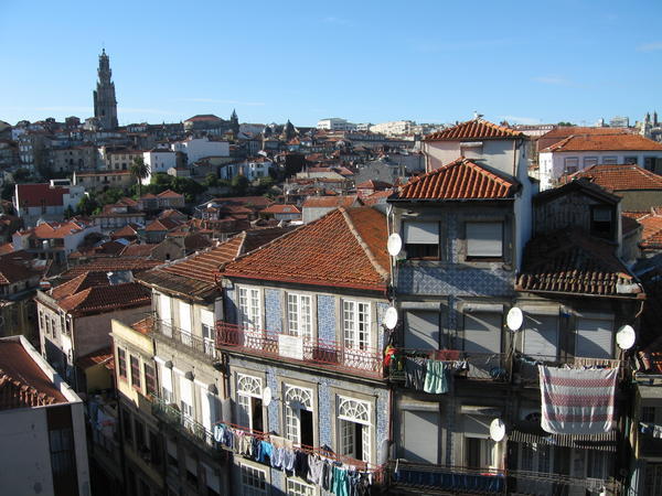 Porto skyline from the cathedral