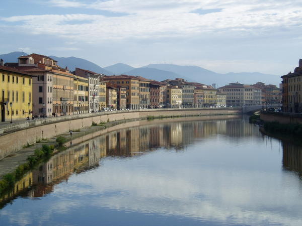 Pisa riverfront