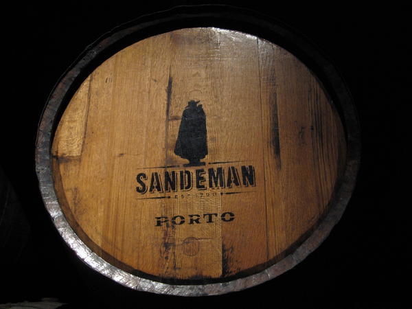 Barrel of port-wine at Sandeman's
