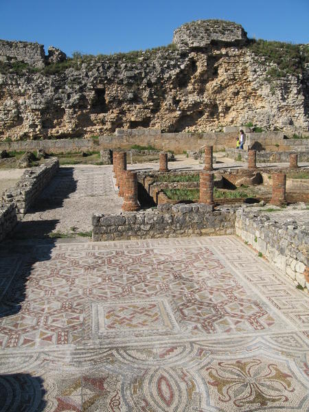 Mosaic floors at Conimbriga ruins