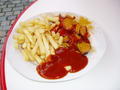 Currywurst and Fries