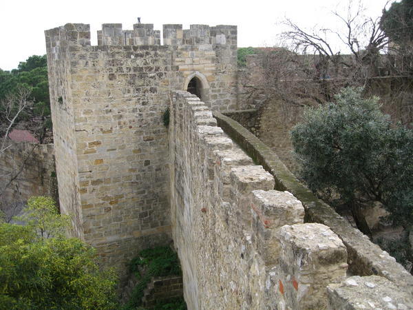 The castle wall