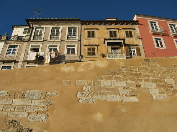 Sunny day near our apartment in Coimbra