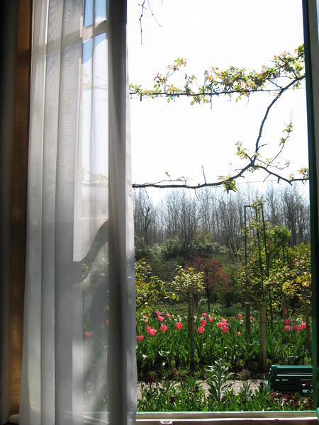 Garden view from Monet's House in Giverny