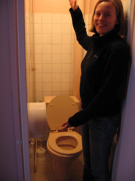 Lindsay and the Water Closet (literally)