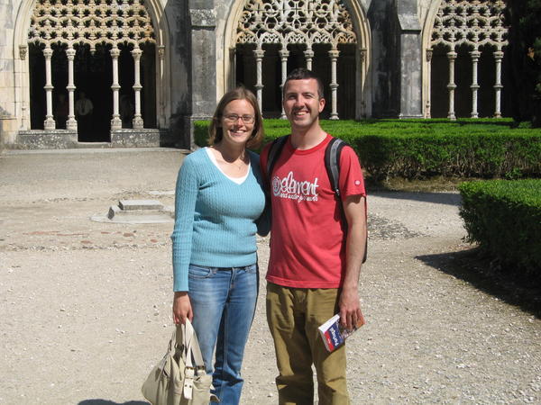 Jason and Lindsay at Batalha Monastary