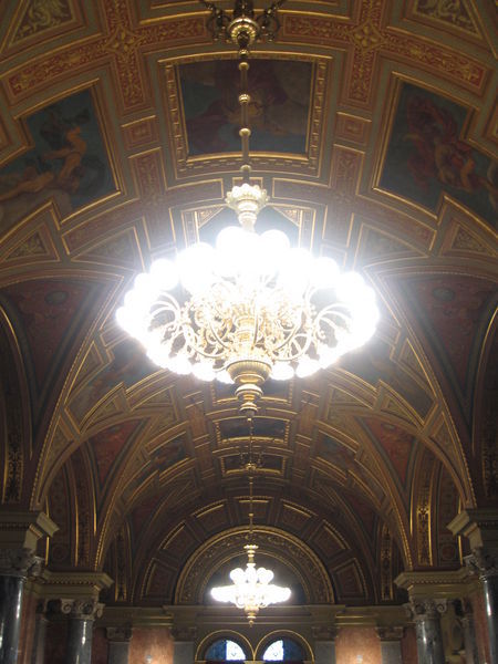 Chandeliers at the Opera House