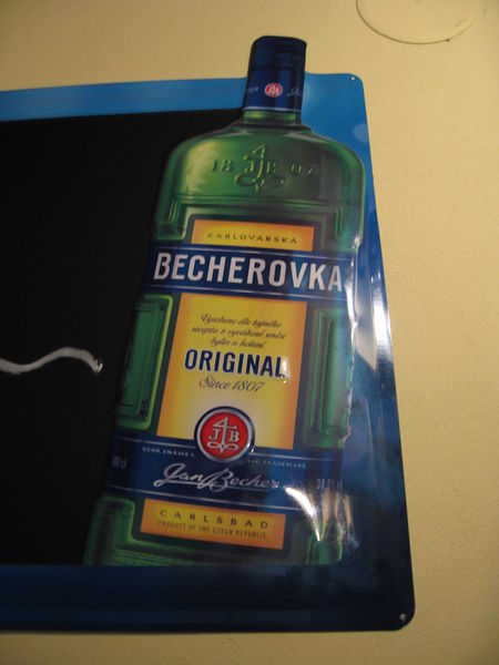 Becherovka, a cinnamon and licorice flavored liquor our new friends introduced us to