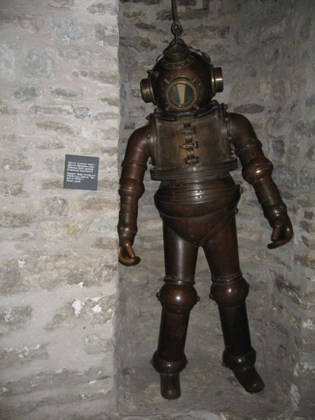 Dive suit at Estonian Maritime Museum