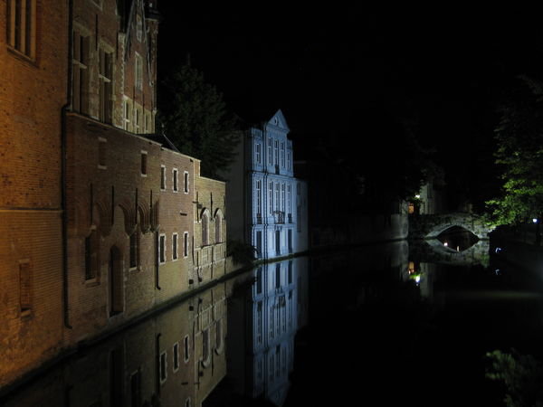 Canal at night